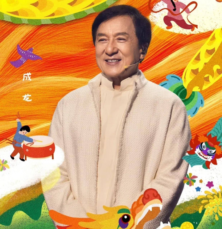 成龙开7人座商务录制河南春晚，4位导演迎接，下车的动作让人意外 5